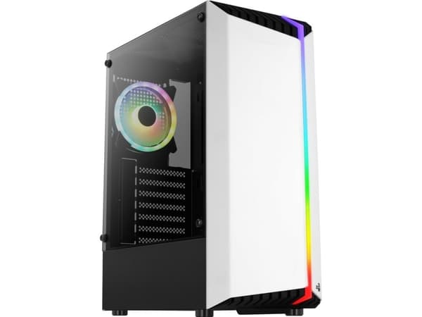 AeroCool PGS V Series Bionic-G-WT-V2 - Tempered Glass Edition - mid-tower gaming - ATX - genomskinlig sidopanel (härdat glas) - ingen strömförsörjnin