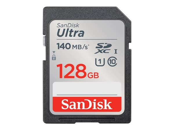 SanDisk Ultra - Flashminnekort - 128 GB - Class 10 - SDHC UHS-I