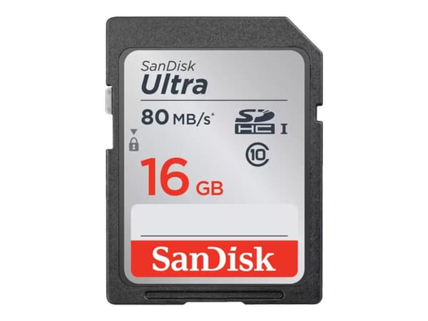 SanDisk Ultra - Flashminnekort - 128 GB - Class 10 - SDHC UHS-I