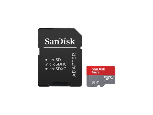SanDisk Ultra - Flashminnekort (microSDXC til SD-adapter inkludert) - 512 GB - A1 / UHS Class 1 / Class10 - microSDXC UHS-I