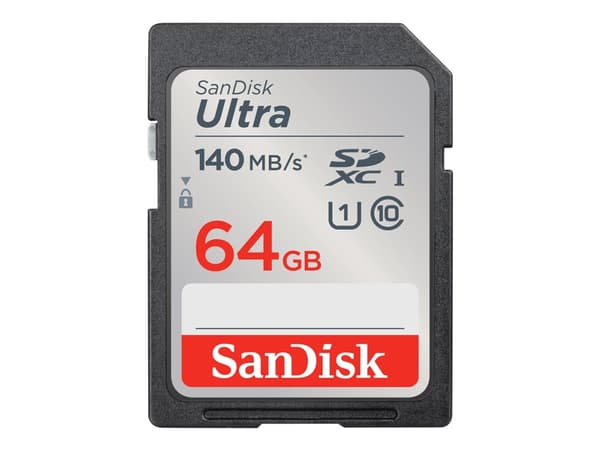 SanDisk Ultra - Flashminnekort - 64 GB - Class 10 - SDHC UHS-I