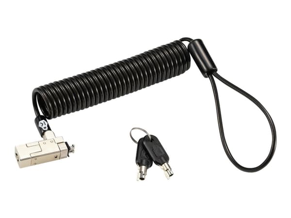 Kensington Slim NanoSaver 2.0 Portable Keyed Laptop Lock - Sikkerhetskabellås - 1.8 m