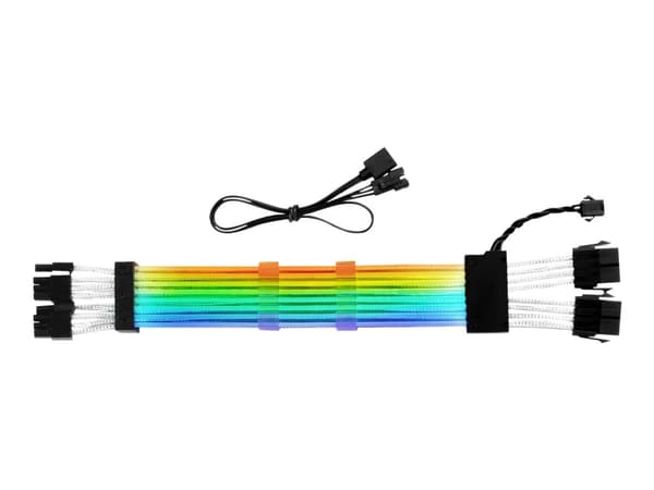 Sharkoon XTend 16 - Strømforlengelseskabel - 8-pins PCIe-strøm (hunn) til 8-pins PCIe-strøm (hunn) - 30 cm