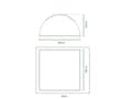 Miniatyrbilde 4 av 5: Coleman 2000025508, Grønn, Grå, Stål, Polyester, 9 m², 300 mm, 230 mm