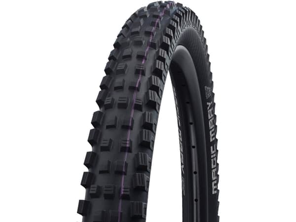 Schwalbe Magic Mary HS 447, 27.5", MTB, Slanglöst Ready-däck, Vikt vulst, Allround, Off-road, Svart, Violett
