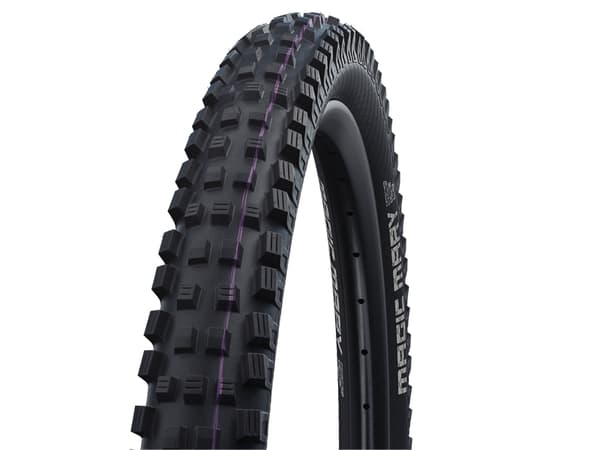Schwalbe Magic Mary HS 447, 27.5", MTB, Slanglöst Ready-däck, Vikt vulst, Allround, Off-road, Svart, Violett