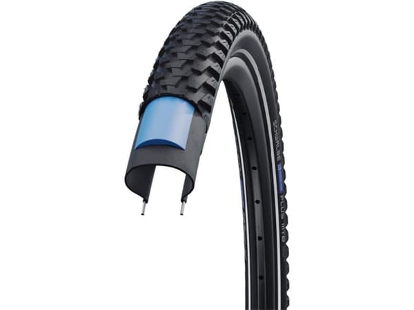 Schwalbe 11101005, 26", MTB, Med slange, Sort, 30 - 65 psi, 121 kg