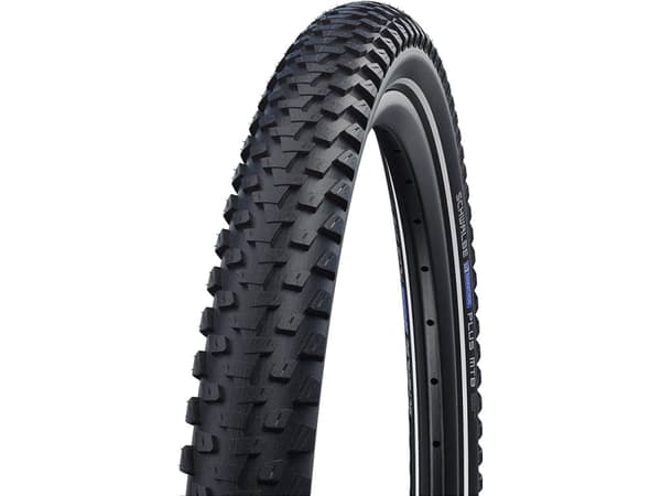 Schwalbe 11101005, 26", MTB, Med slange, Sort, 30 - 65 psi, 121 kg