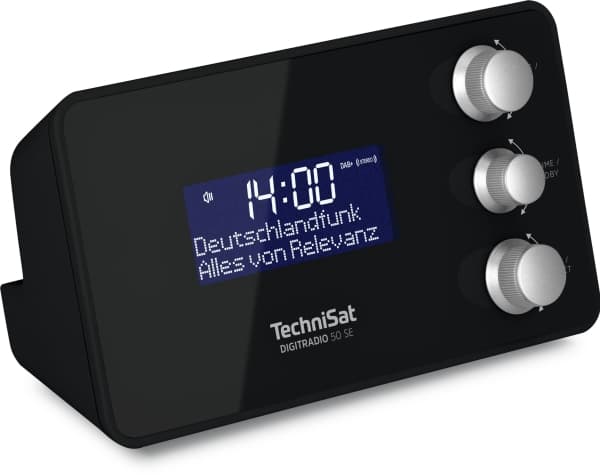TechniSat DigitRadio 50 SE - Klokkeradio - 1.5 watt - svart