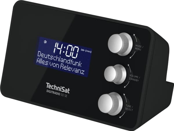 TechniSat DigitRadio 50 SE - Klokkeradio - 1.5 watt - svart