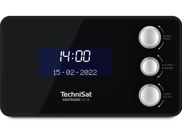 TechniSat DigitRadio 50 SE - Klokkeradio - 1.5 watt - svart