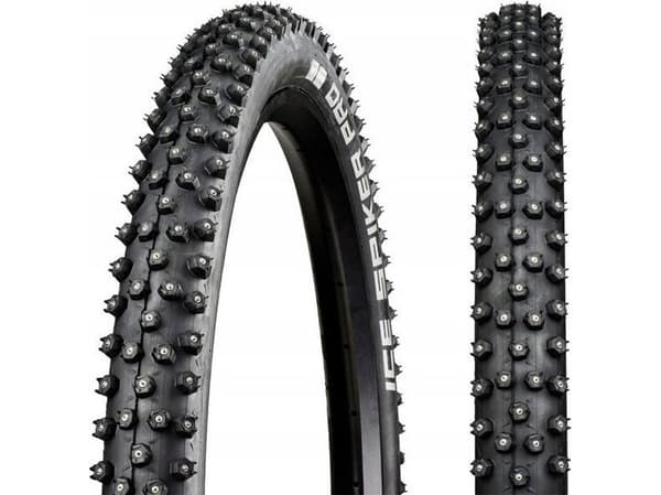Schwalbe Ice Spiker Pro, 27.5", MTB, Veg, Med slange, Wire bead (Rigid), Vinter, Sort