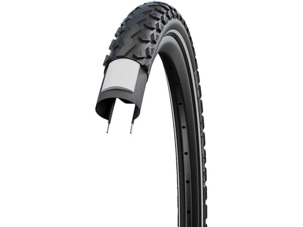 Schwalbe LAND CRUISER PLUS, 26", MTB, Slanglöst Ready-däck, Allround, Svart, 35 - 70 psi