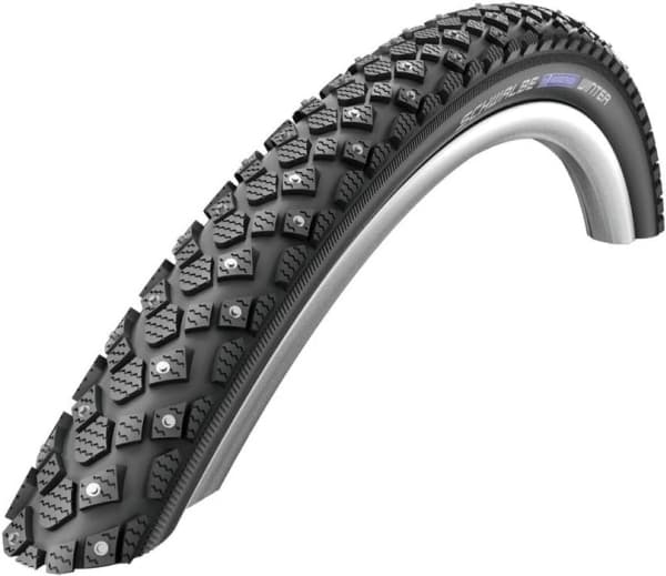 Schwalbe MARATHON WINTER PLUS, 28", MTB, Tubeless Ready, Alle formål, Sort, 30 - 70 psi