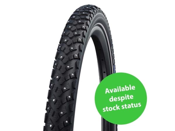 Schwalbe MARATHON WINTER PLUS, 28", MTB, Tubeless Ready, Alle formål, Sort, 30 - 70 psi