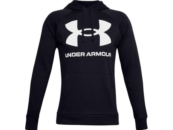 Under Armour Men's Rival Fleece Big Logo HD Sweatshirt Black 1357093 001