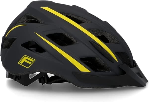 Fischer FISCHER bicycle Urban Montis, helmet (black/yellow, size 58-61 cm)