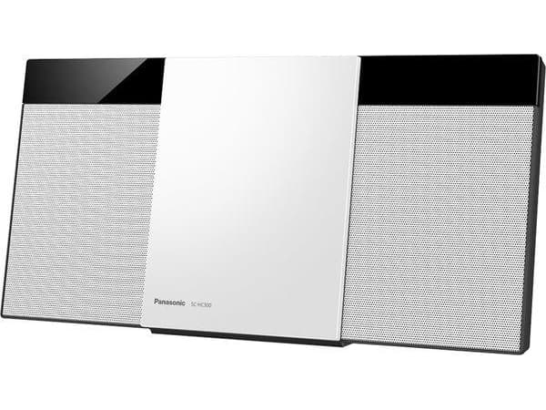 Panasonic SC-HC300, Hjemmelydanlegg (mikro), Sort, Hvit, 1 disker, 20 W, 1-veis, FM
