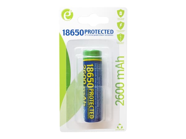 EnerGenie - Batteri 18650 - Li-Ion - 2600 mAh