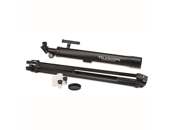 Science Refractor Telescope med stativstativ - svart