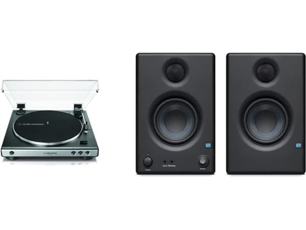Audio-Technica AT-LP60XUSB, Hihnakäyttöinen levysoitin, Täysin automaattinen, Harmaa, Metallinen, Alumiini, 33 1/3,45 RPM, DC-servomoottori