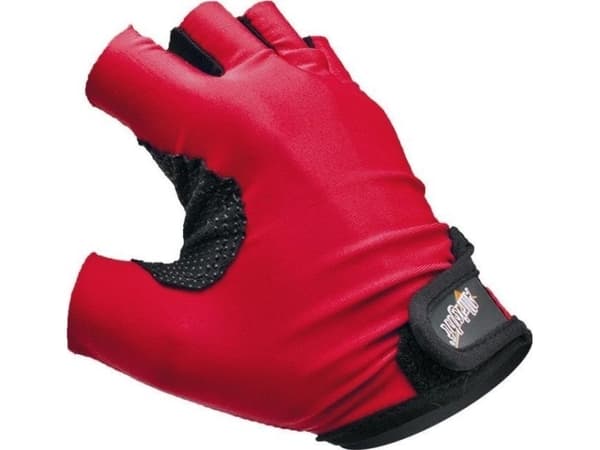 Allright Allright Lycra sports bodybuilding hansker, rød, størrelse XL
