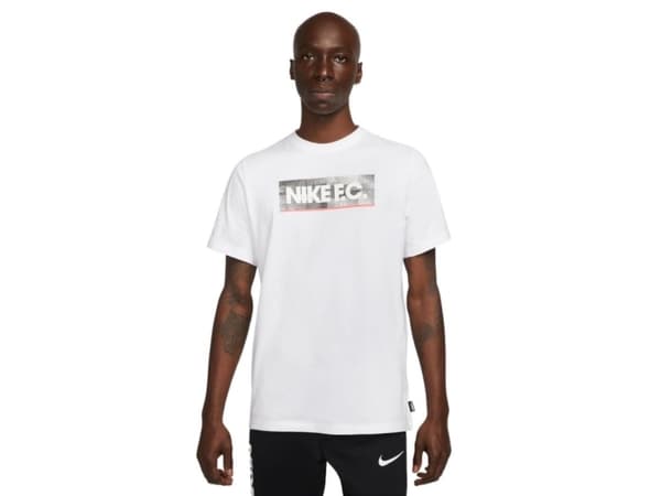Nike NK Fc Tee Seasonal Block Men's T-Shirt White DH7444 100 L