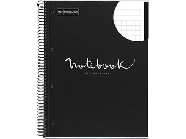 MIQUELRIUS MIQUELRIUS Følelsesnotisbok, A4, 80 ark, 90g, svart