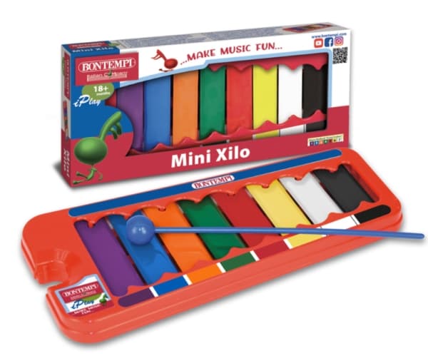 Bontempi 55 0833, Musikalsk instrument til lek og moro, Xylofon, 1,5 år, 199 g, Flerfarget