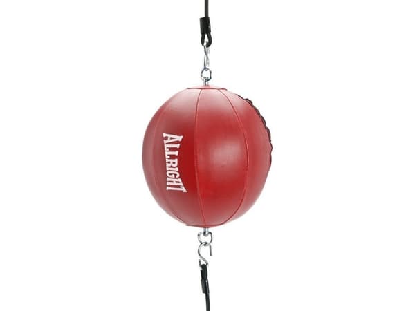 Allright Boxning päron på gummi röd Allright Universal