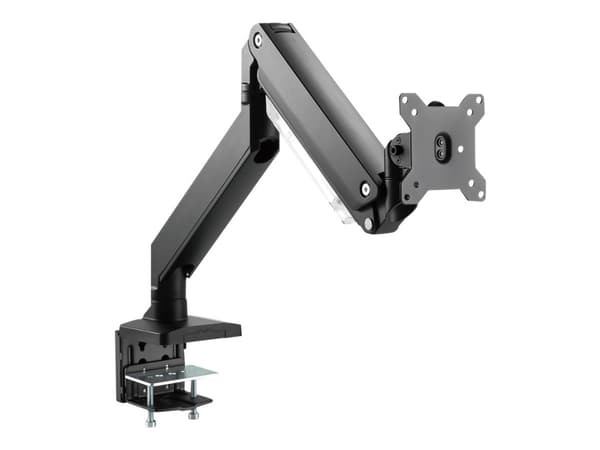 DIGITUS DA-90426 - Monteringssett (skrivebordsklemmemontering, quick release mechanism, styringsarm for gassylinder) - Gas Spring - for buet / flatt Sort