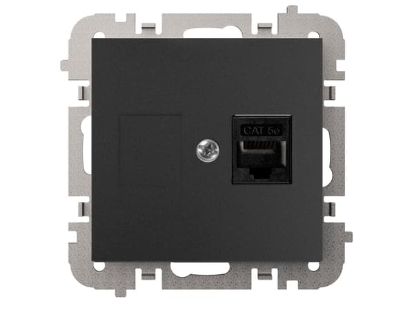 Elektroplast Rj45 Socket Black