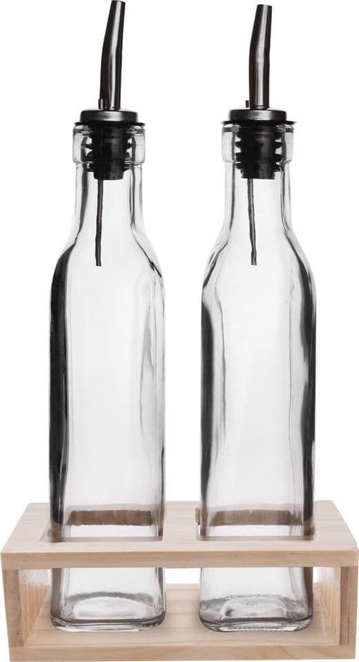 Olje-/vinägerbehållare + stativ ORION