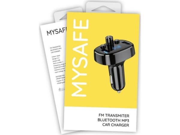 MYSAFE-LÄHETTIMEN LATURI FMCAR MUSTA