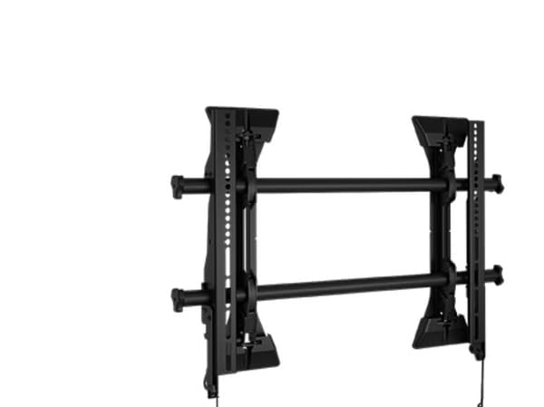 Chief Fusion Medium Micro-Adjustable Fixed TV Wall Mount - For Displays 32-65" - Black - Monteringssett (2 grensesnittsbøyler, fast veggfeste) - for
