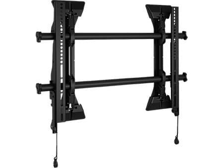Chief Fusion Medium Micro-Adjustable Fixed TV Wall Mount - For Displays 32-65" - Black - Monteringssett (2 grensesnittsbøyler, fast veggfeste) - for