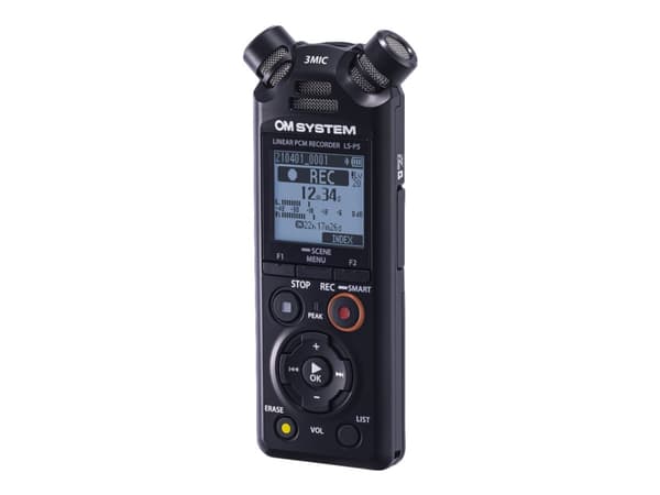Olympus LS-P5, 149 h, FLAC, LPCM, MP3, 8 O, 230 mW, 1,8 cm, Langaton