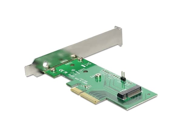 Delock PCI Express Card > 1 x internal M.2 NGFF - Kontrollerkort - 1 Kanal - M.2 Card - PCIe 3.0 x4