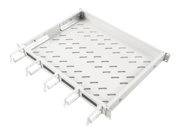 Digitus DN-97680 - Hylla för rack - fast - ljusgrå, RAL 7035 - 1U - 19"