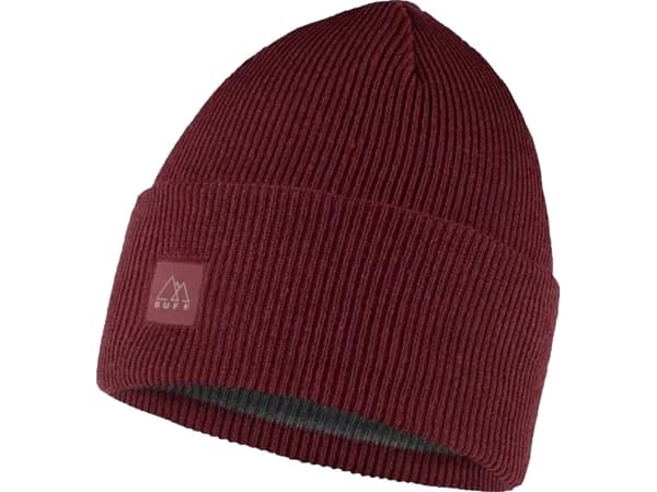 Buff Buff Crossknit Beanie 1264834161000 Bordowe One size