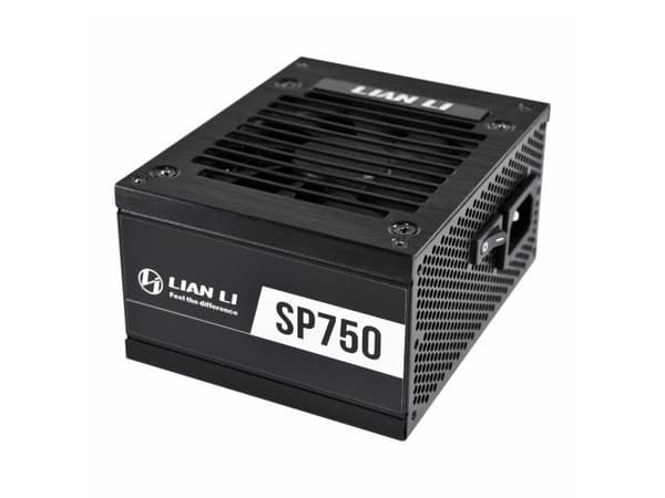 Lian Li SP750 - Strømforsyning (intern) - SFX12V - 80 PLUS Gold - AC 100-240 V - 750 watt - aktiv PFC - svart