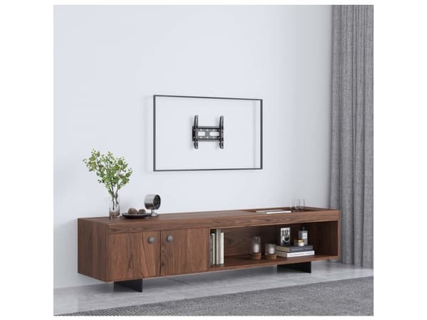 Manhattan 462259, 109,2 cm (43"), 75 x 75 mm, 200 x 200 mm, -12 - 12°, Stål, Sort