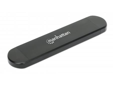 MANHATTAN M.2 NVMe SATA SSD USB-C 3.2 harddiskkabinett
