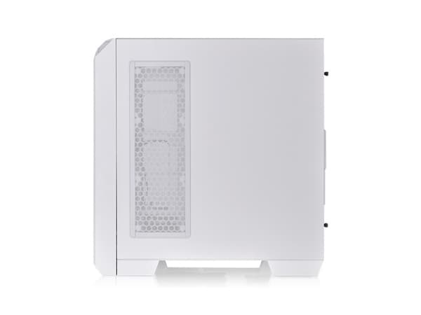 Thermaltake View 300 MX Snow - Mid tower - utökad ATX - genomskinlig sidopanel (härdat glas) - ingen strömförsörjning (PS/2) - vit - USB/ljud
