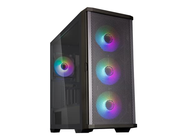 Zalman Z10 DUO, Midi Tower, PC, Musta, ATX, Mini-ATX, Mini-ITX, Muovi, Terästä, Karkaistu lasi, 17,3 cm