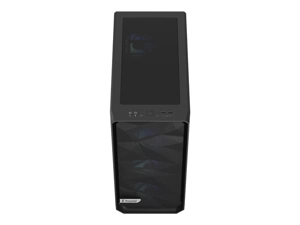 Fractal Design Meshify Meshify 2 Compact - Mid tower - ATX - sidepanel med vindu (herdet glass) - ingen strømforsyning (ATX) - sort TG lys fargetone