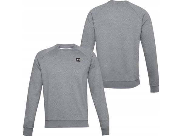Men's Under Armour Rival Fleece Crew Sweatshirt Grey 1357096 012