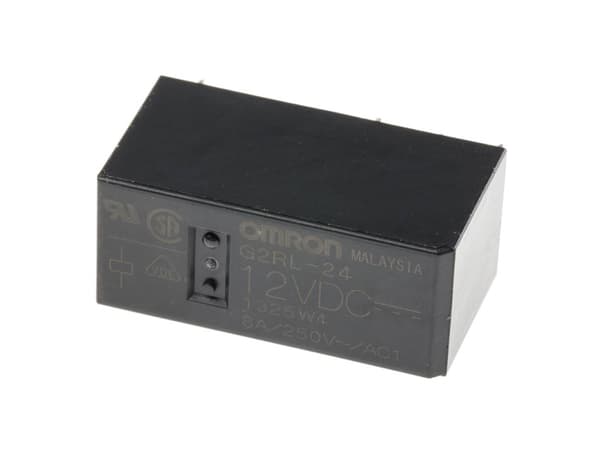 Omron G2RL-24-DC12 Powerrelæ 12 V/DC 8 A 2 x omskifter 1 stk Bag