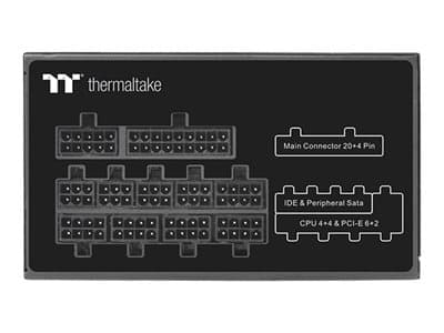 Thermaltake ToughPower PF1 TTP-650AH2FKP - TT Premium Edition - strømforsyning (intern) - ATX12V - 80 PLUS Platinum - 650 watt - aktiv PFC - svart