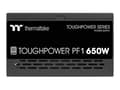 Miniatyrbilde 2 av 5: Thermaltake ToughPower PF1 TTP-650AH2FKP - TT Premium Edition - strømforsyning (intern) - ATX12V - 80 PLUS Platinum - 650 watt - aktiv PFC - svart
